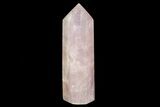 Polished Rose Quartz Obelisk - Madagascar #170740-1
